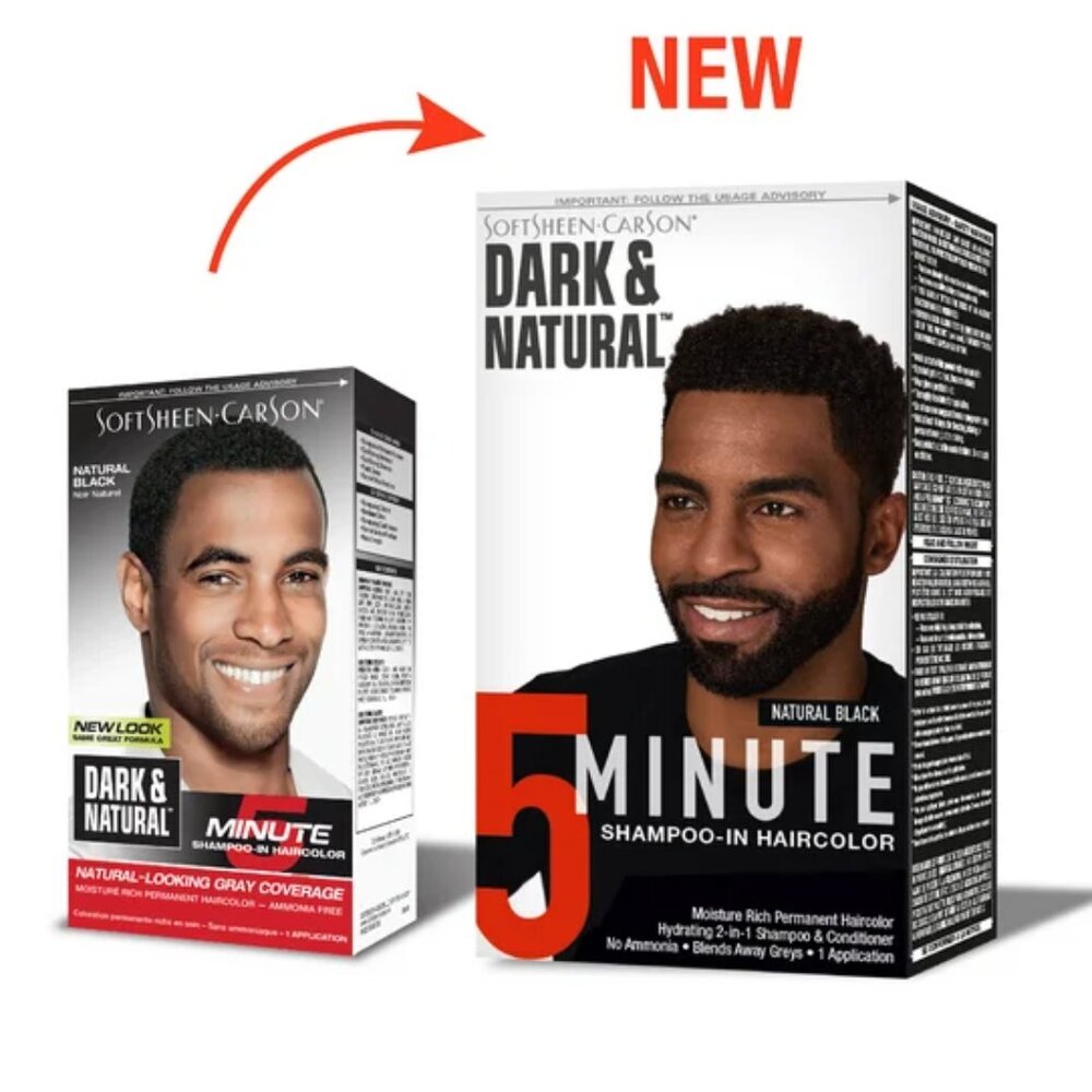 Softsheen-Carson Dark & Natural Shampoo-In Permanent Men's Hair Color, Natural B